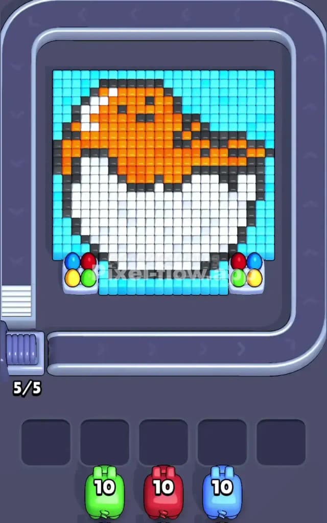 Pixel Flow Level 140 Gameplay