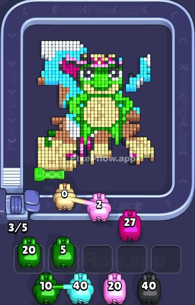 Pixel Flow Level 1317 Solution 2