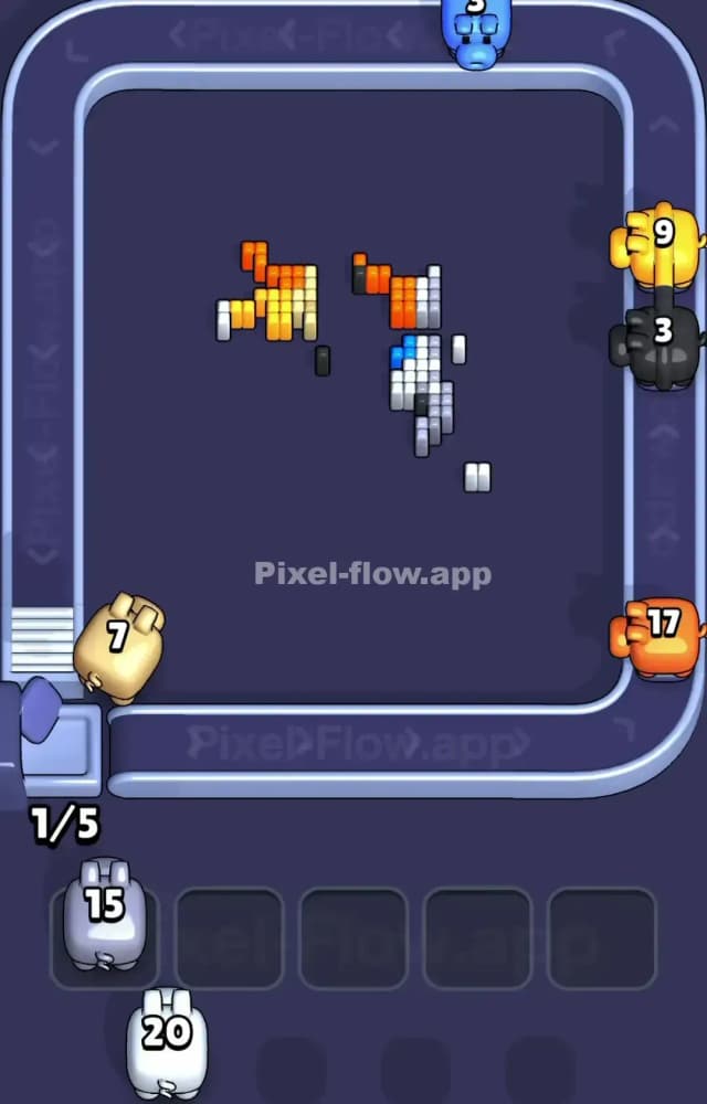 Pixel Flow Level 1457 Solution 3