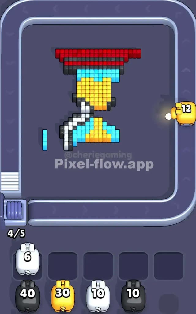 Pixel Flow Level 83 Solution 2