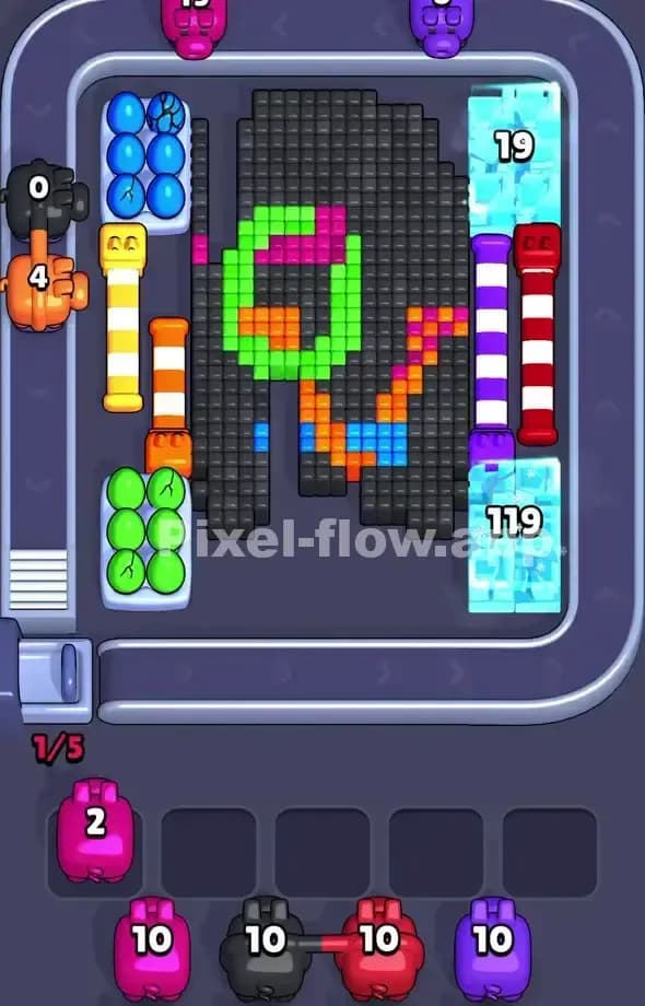 Pixel Flow Level 560 Solution 1