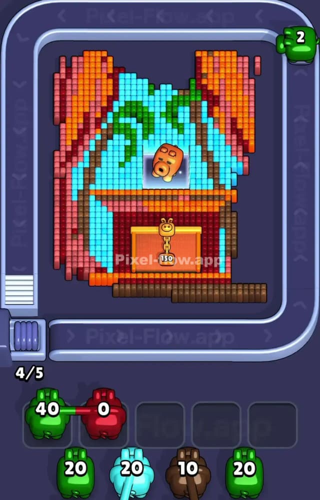 Pixel Flow Level 1579 Solution 1