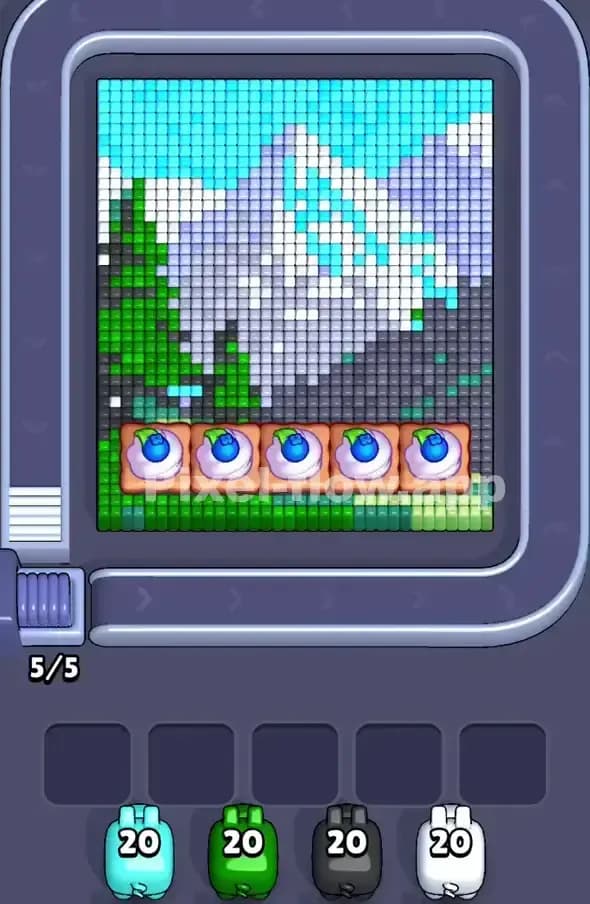 Pixel Flow Level 415 Screenshot