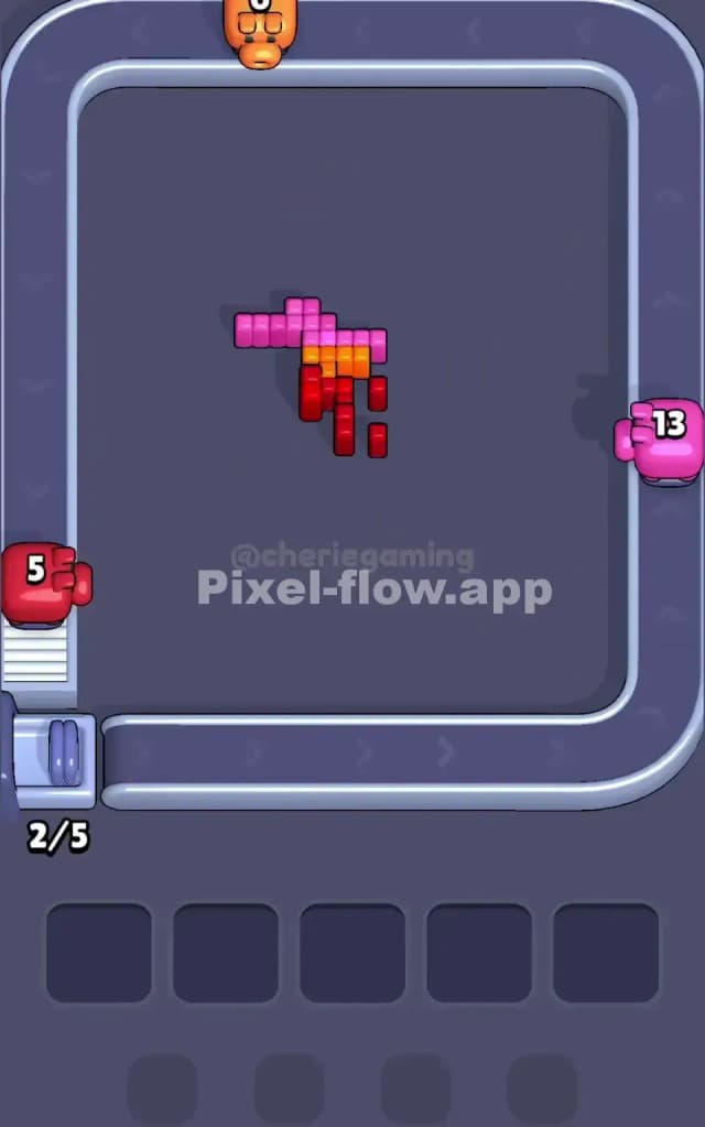 Pixel Flow Level 90 Solution 3