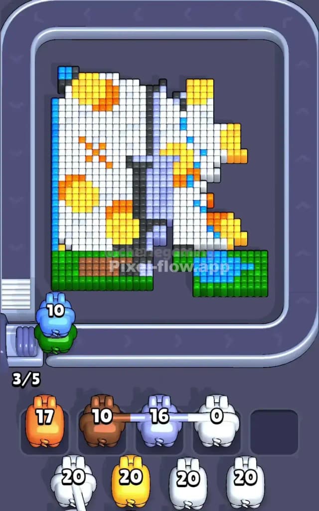 Pixel Flow Level 681 Solution 1