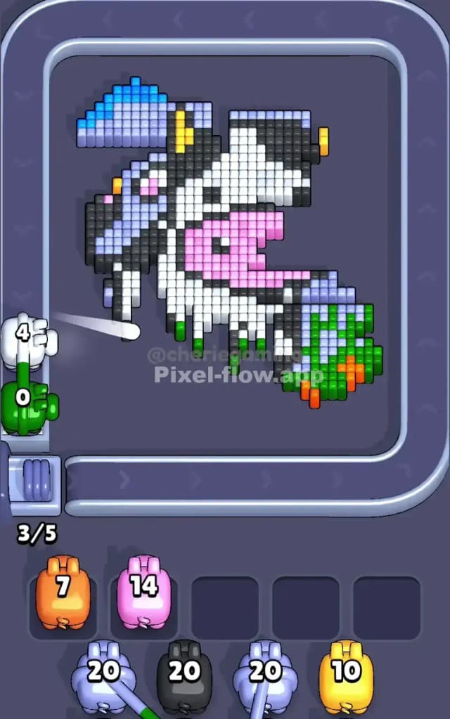 Pixel Flow Level 496 Solution 2