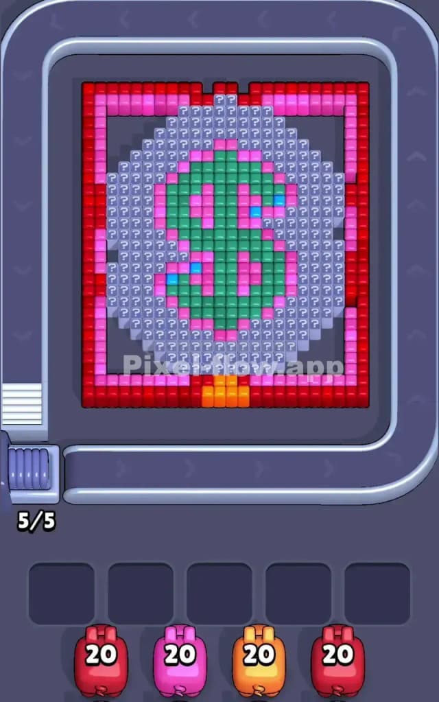 Pixel Flow Level 86 Gameplay