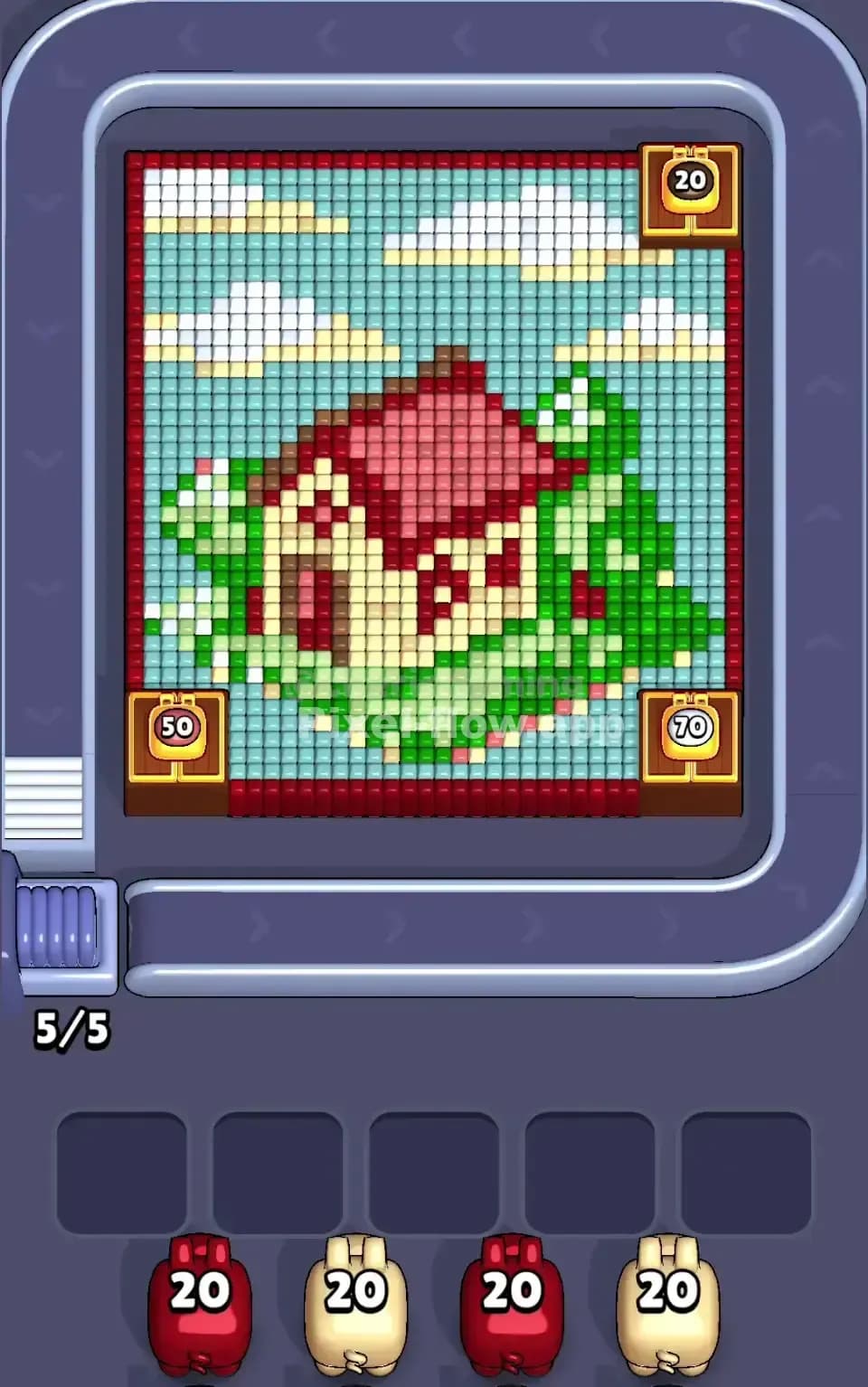 Pixel Flow Level 567 Screenshot