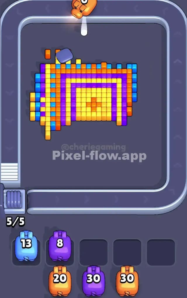 Pixel Flow Level 23 Solution 2