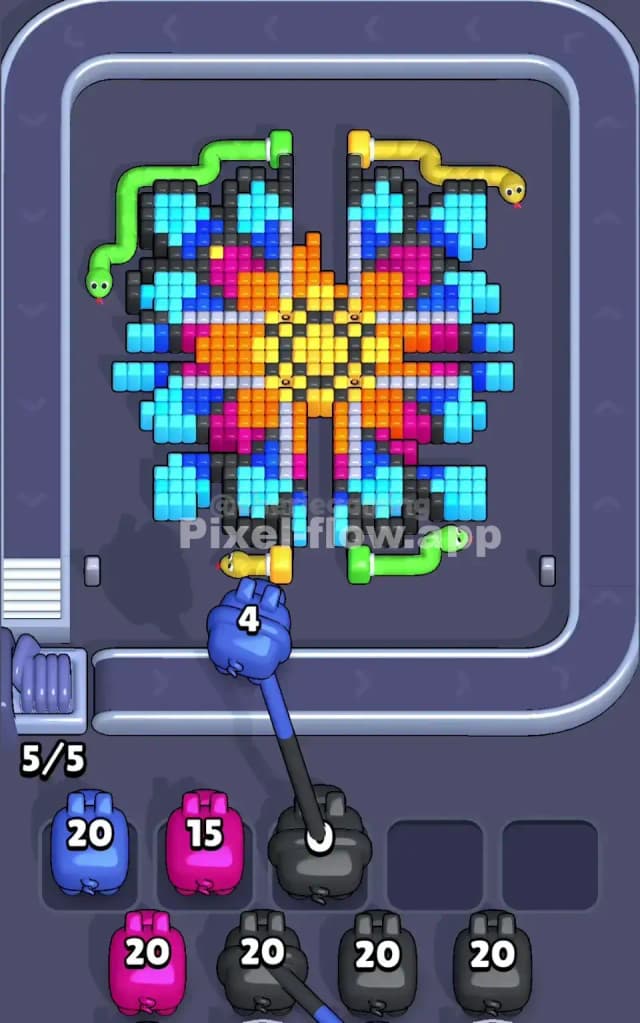 Pixel Flow Level 139 Solution 1