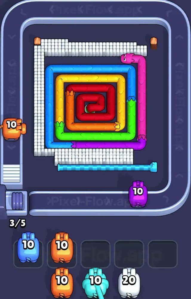 Pixel Flow Level 1312 Solution 1