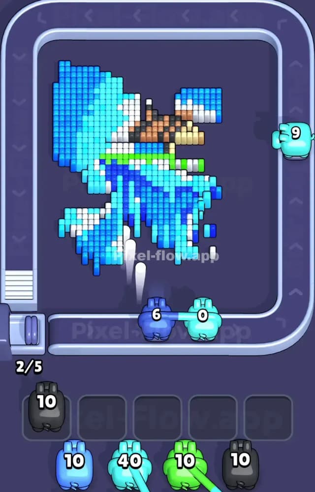 Pixel Flow Level 1034 Solution 2