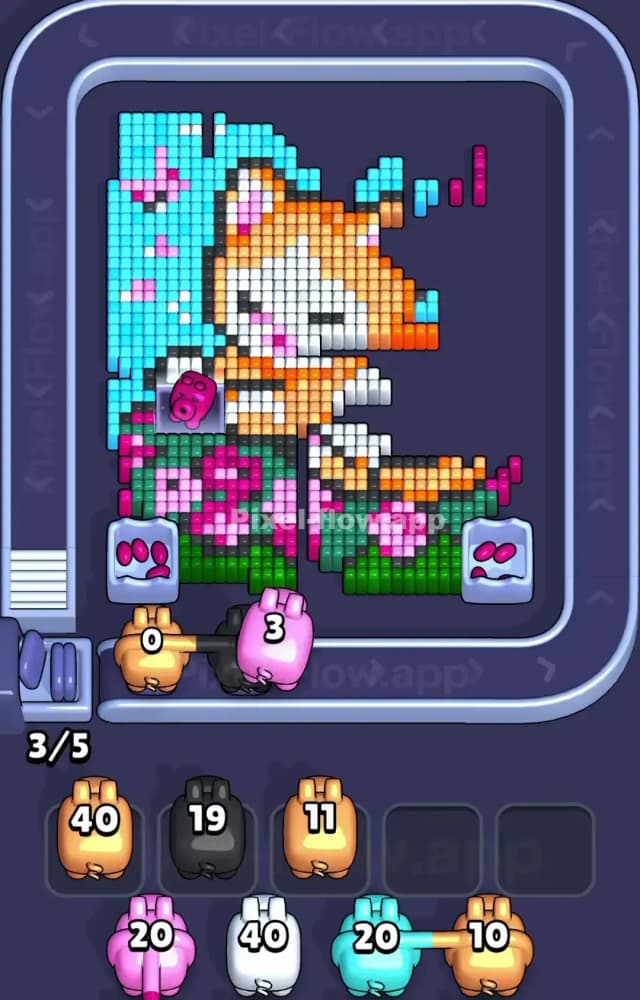 Pixel Flow Level 1389 Solution 2