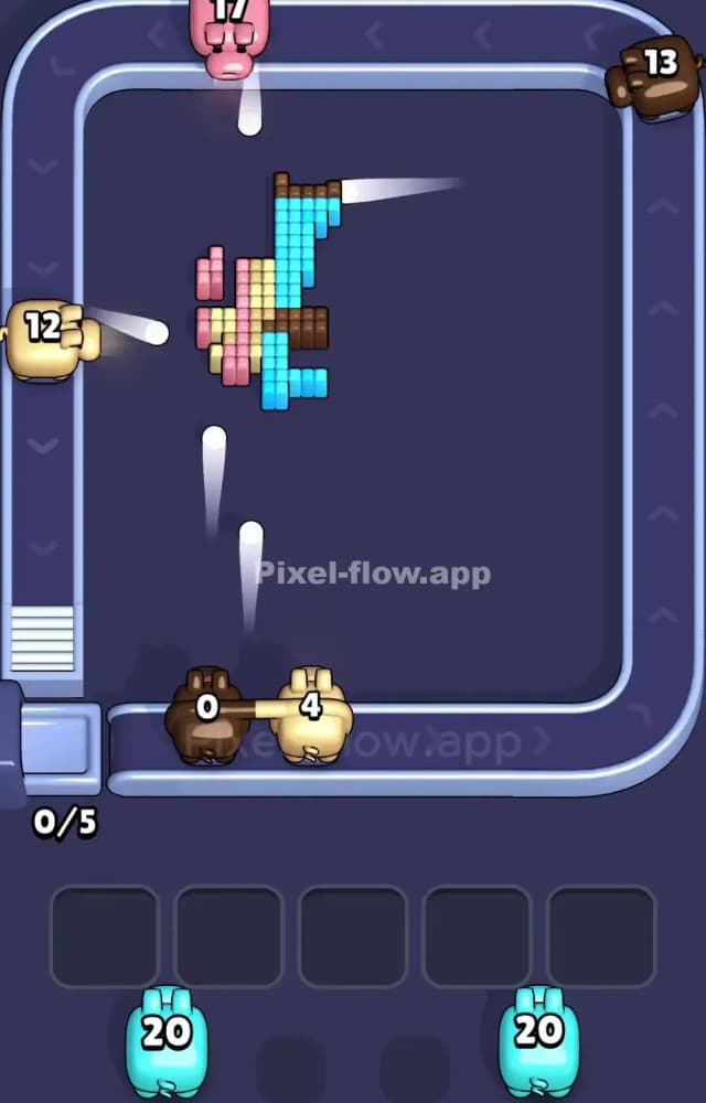 Pixel Flow Level 969 Solution 3