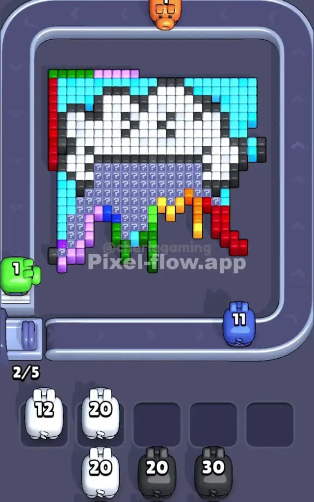 Pixel Flow Level 87 Solution 1