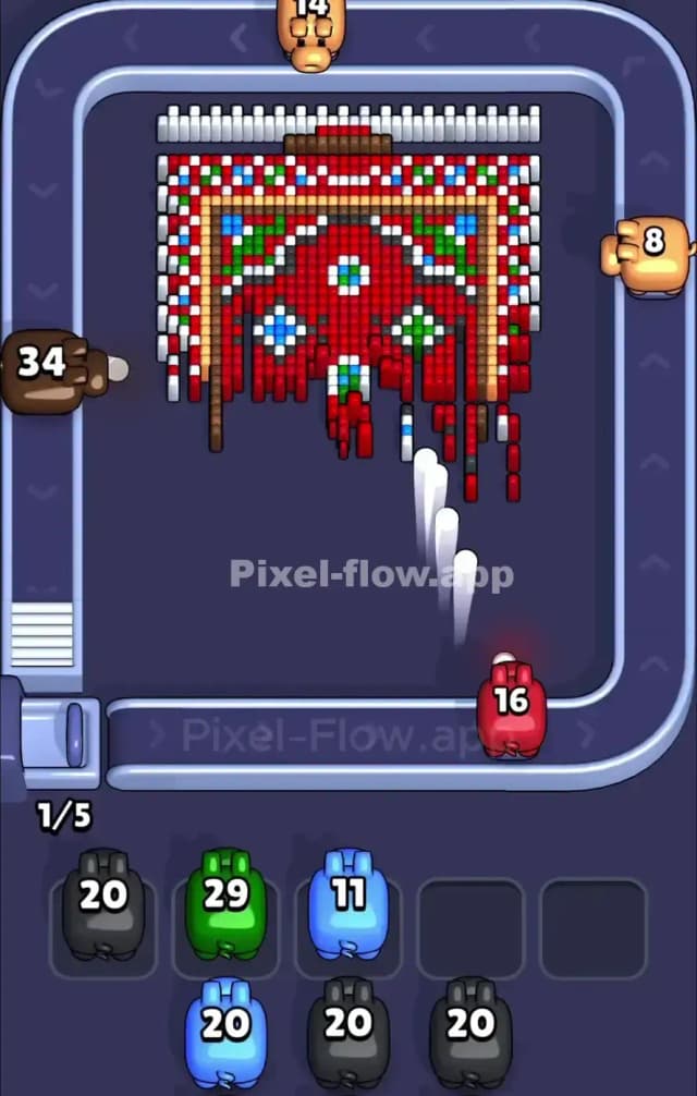 Pixel Flow Level 917 Solution 2