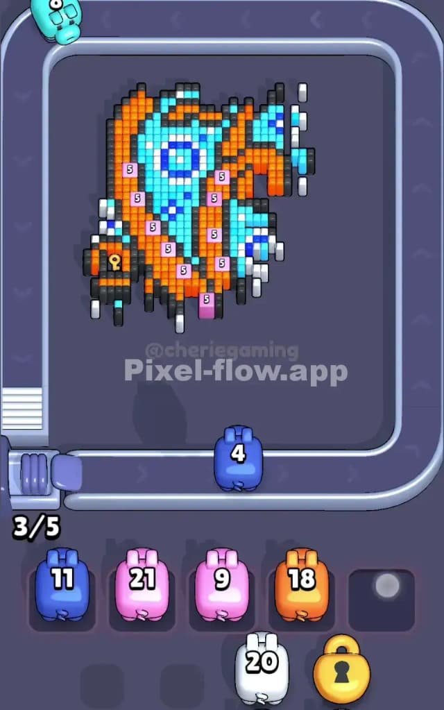 Pixel Flow Level 239 Solution 2