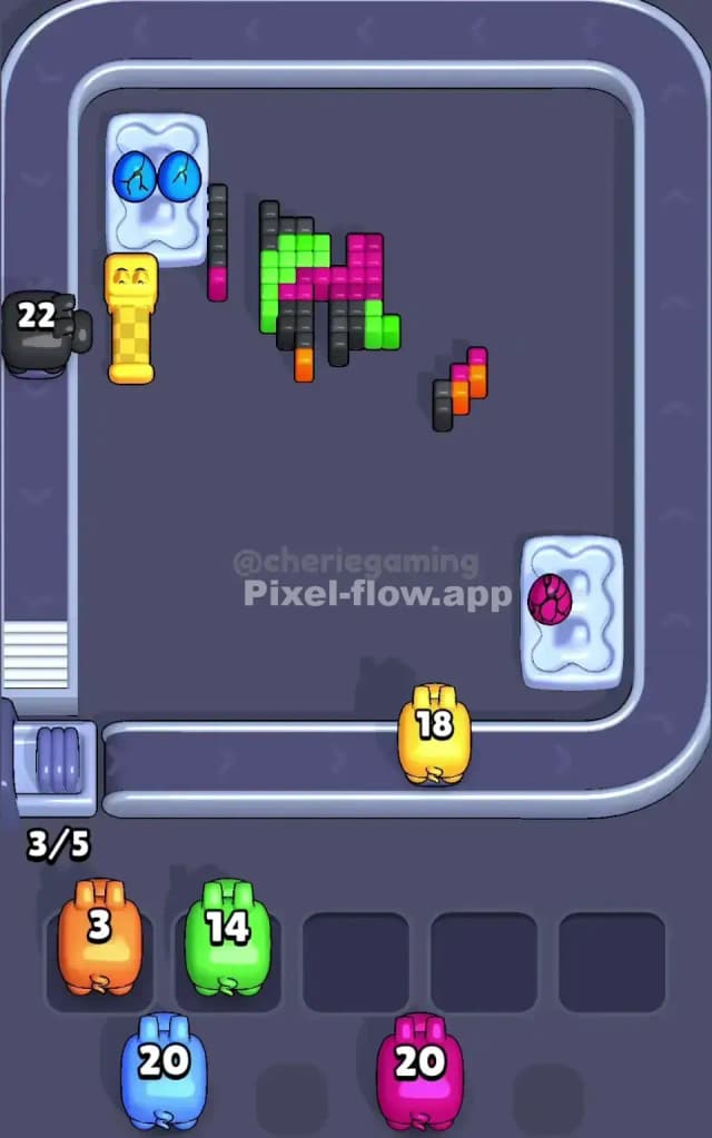 Pixel Flow Level 406 Solution 3