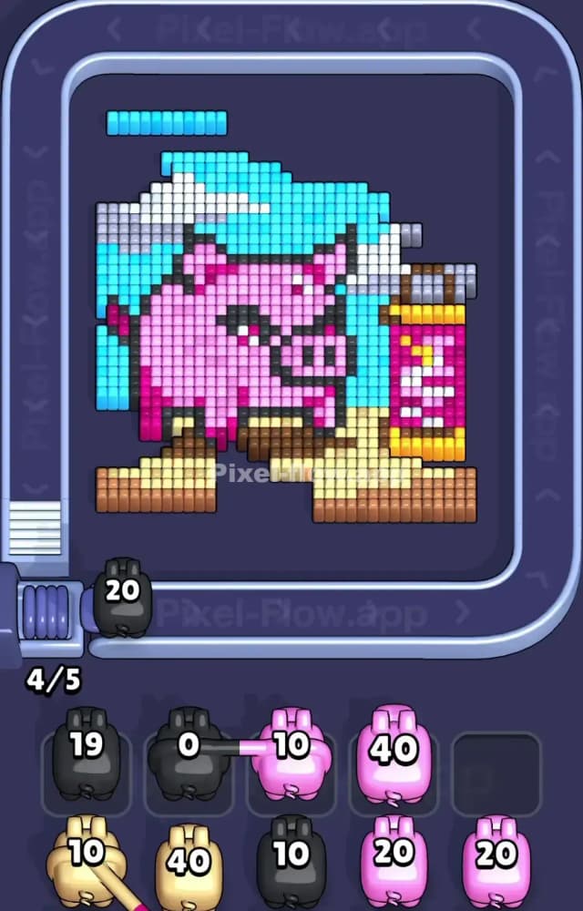 Pixel Flow Level 1113 Solution 1