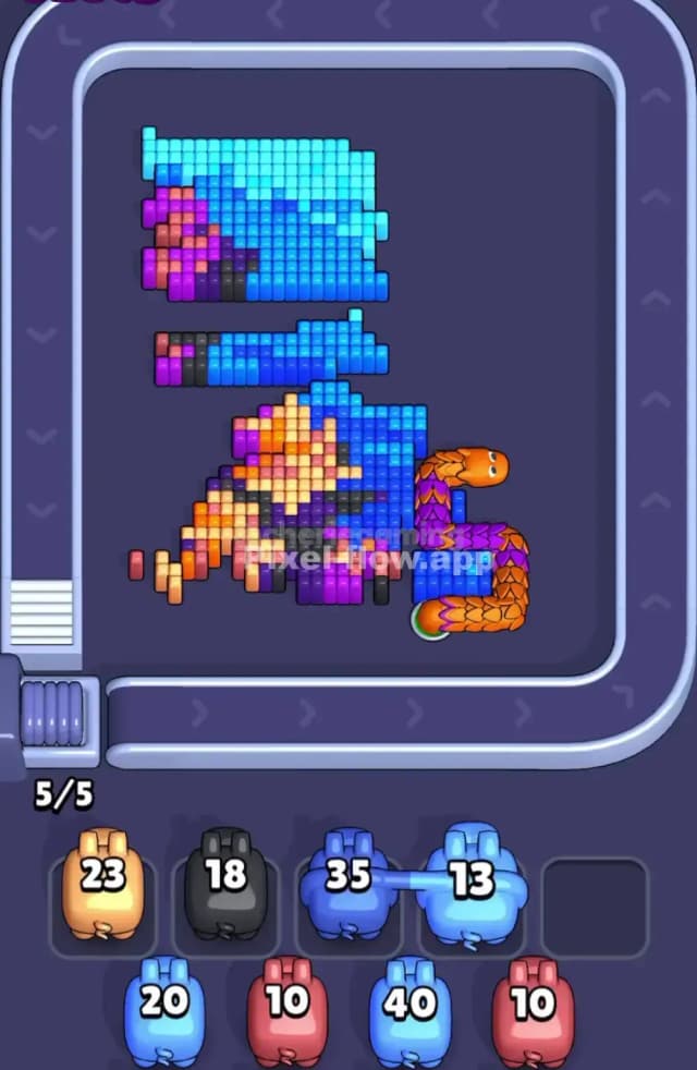 Pixel Flow Level 1624 Solution 2