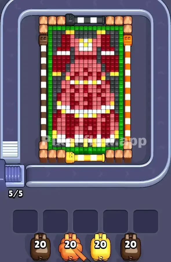 Pixel Flow Level 417 Gameplay