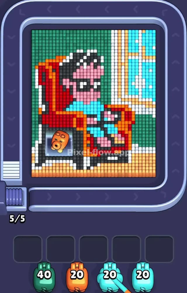 Pixel Flow Level 1148 Gameplay