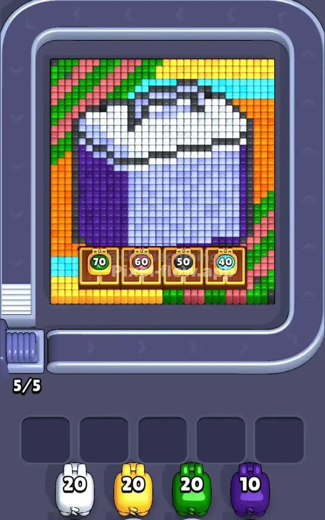 Pixel Flow Level 742 Gameplay