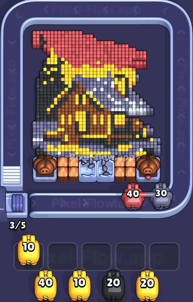 Pixel Flow Level 1266 Solution 1