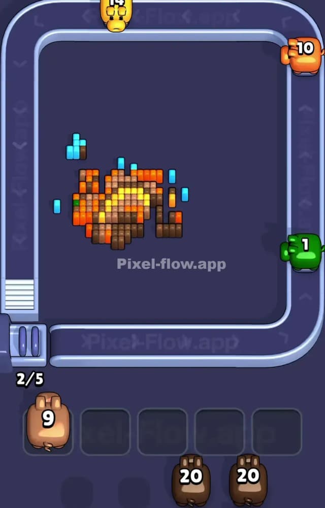 Pixel Flow Level 1109 Solution 3