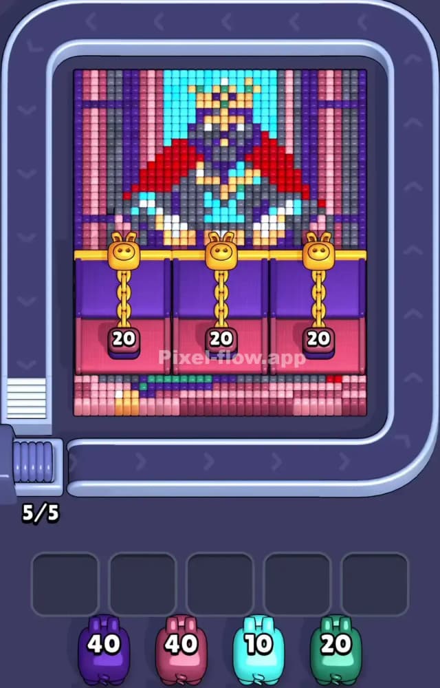 Pixel Flow Level 1045 Gameplay