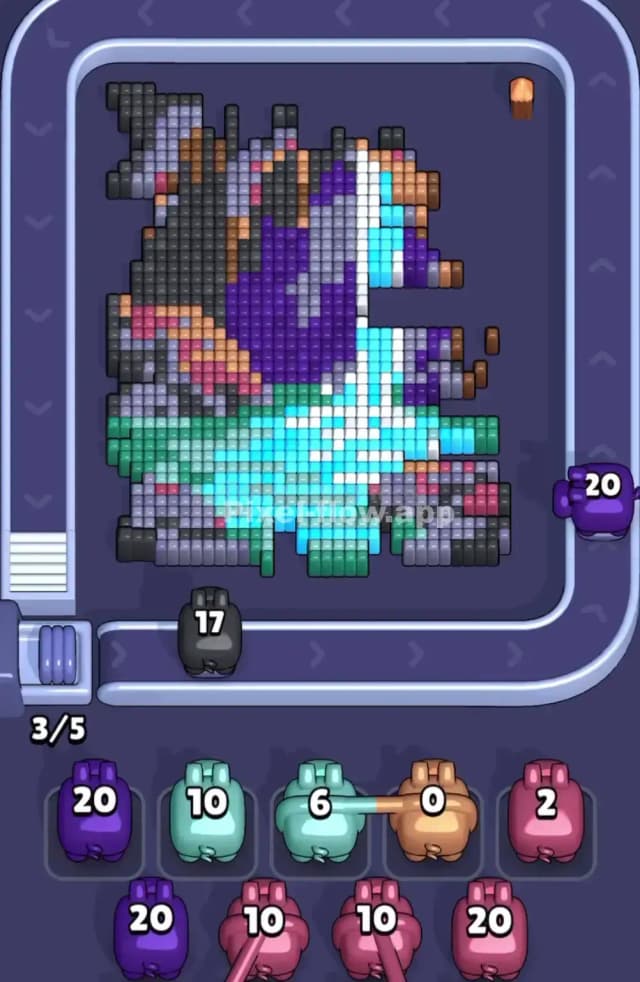 Pixel Flow Level 1850 Solution 1