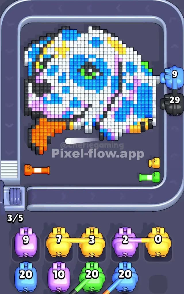 Pixel Flow Level 82 Solution 1