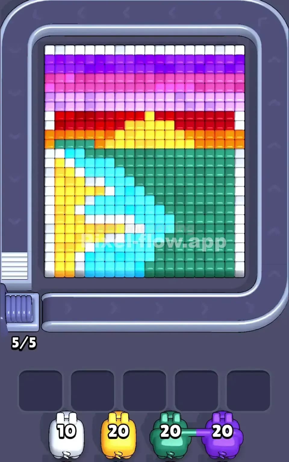 Pixel Flow Level 22 Screenshot