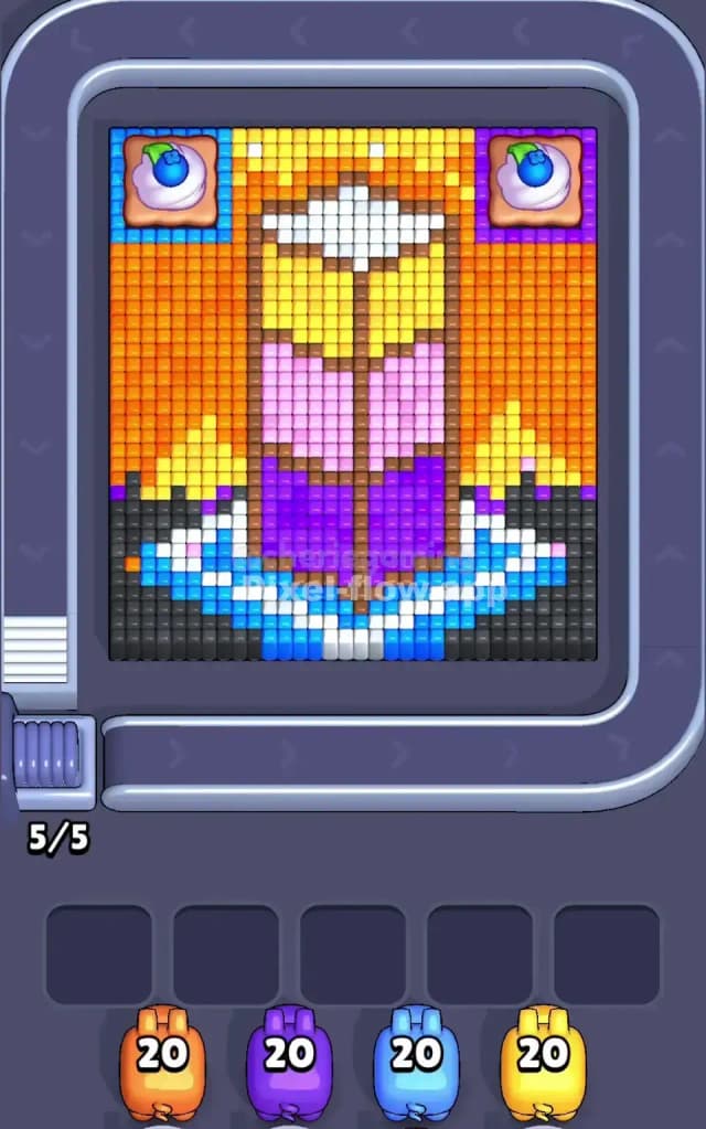 Pixel Flow Level 642 Gameplay