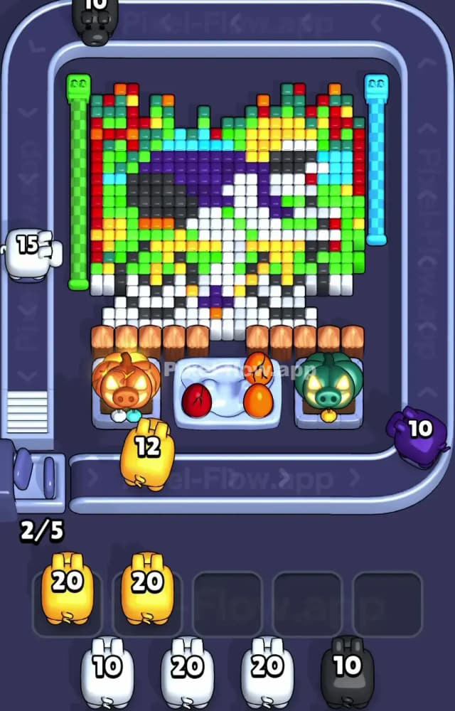 Pixel Flow Level 1297 Solution 1