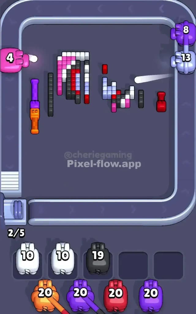 Pixel Flow Level 589 Solution 3