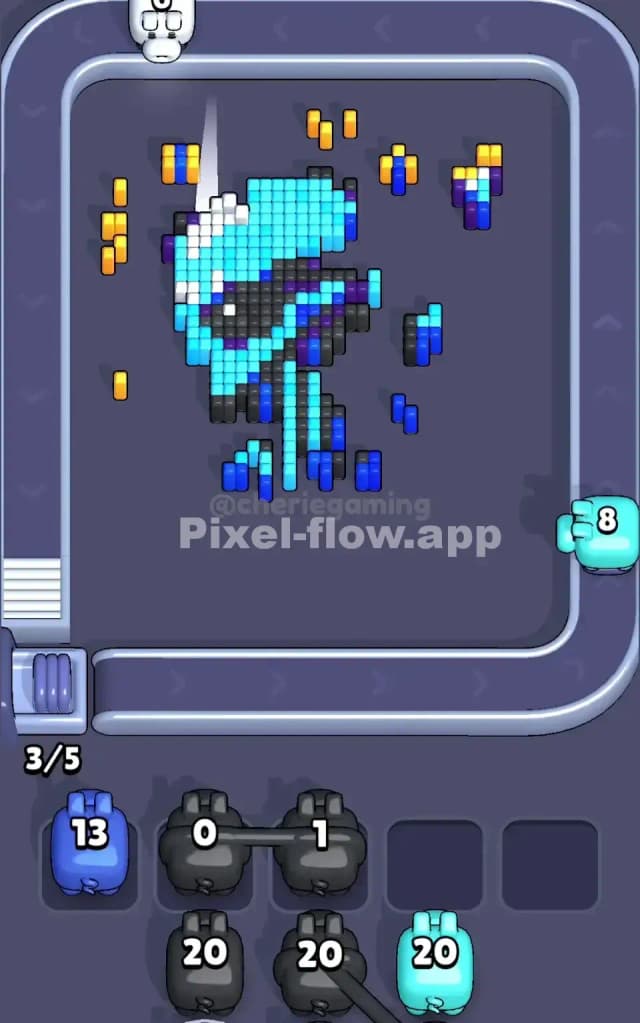 Pixel Flow Level 211 Solution 2
