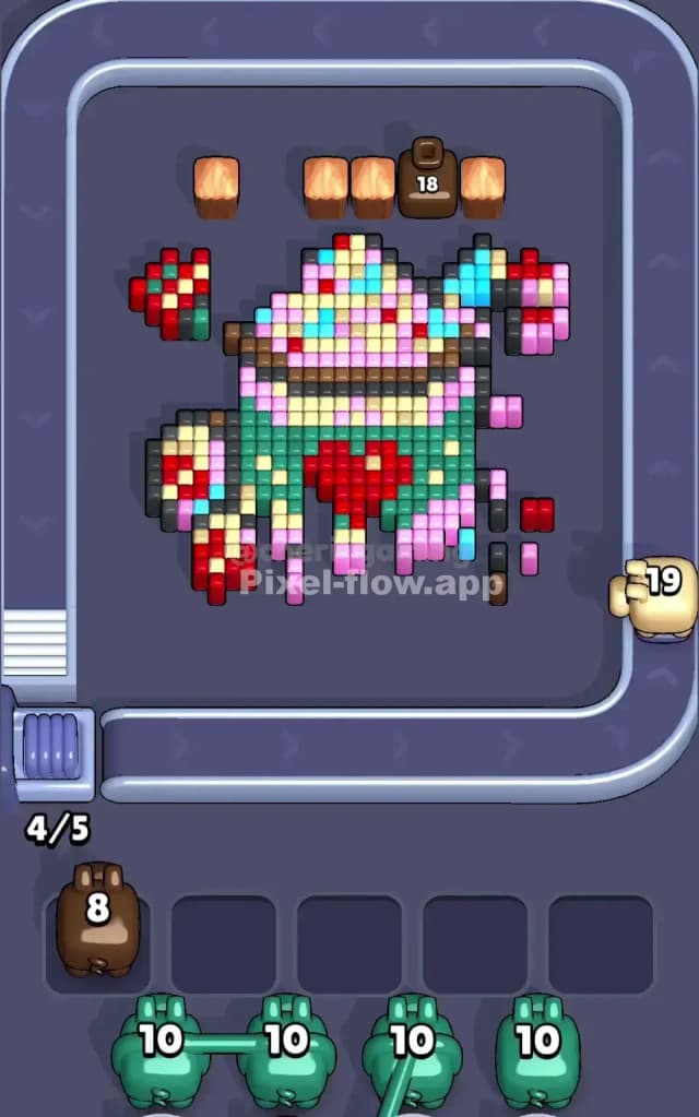 Pixel Flow Level 462 Solution 1