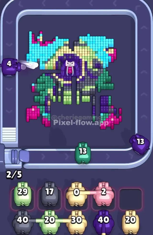 Pixel Flow Level 1815 Solution 2