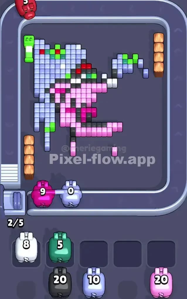 Pixel Flow Level 287 Solution 2