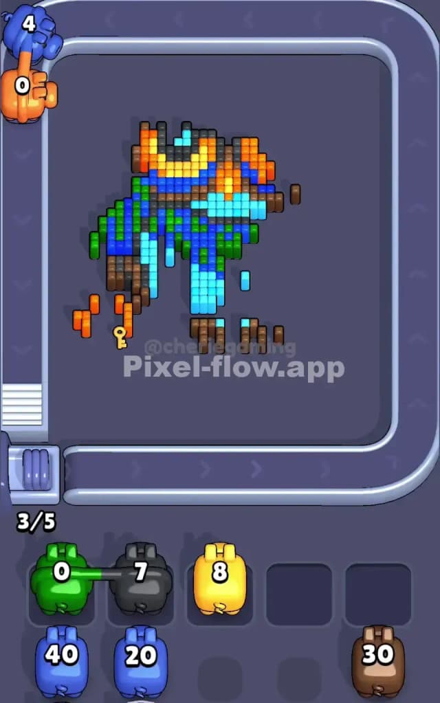 Pixel Flow Level 98 Solution 2