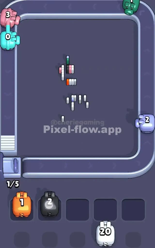 Pixel Flow Level 189 Solution 3