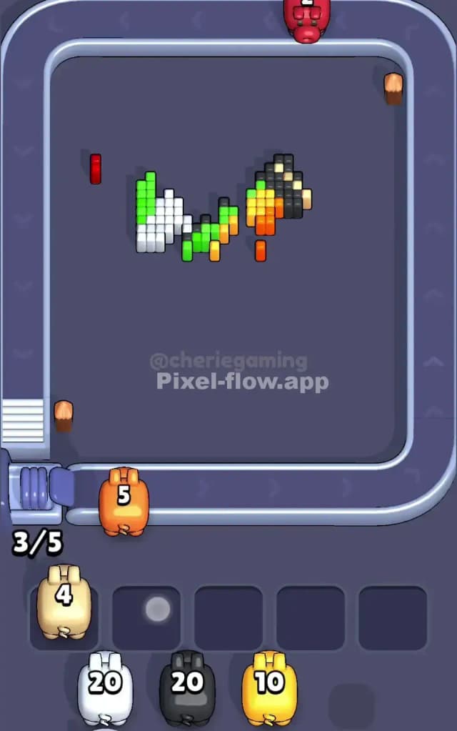 Pixel Flow Level 537 Solution 3
