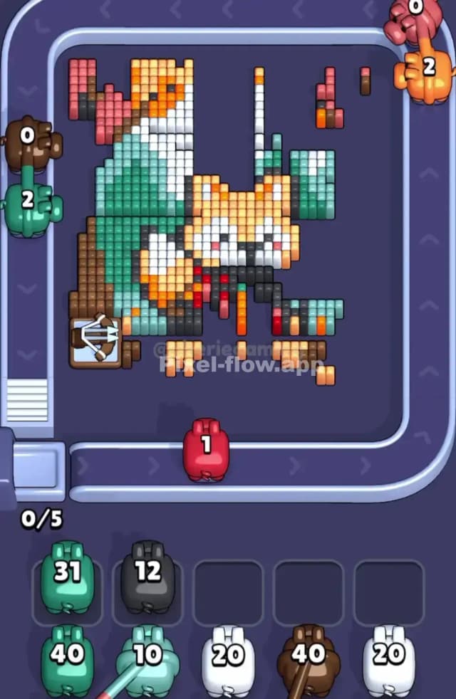 Pixel Flow Level 1817 Solution 2