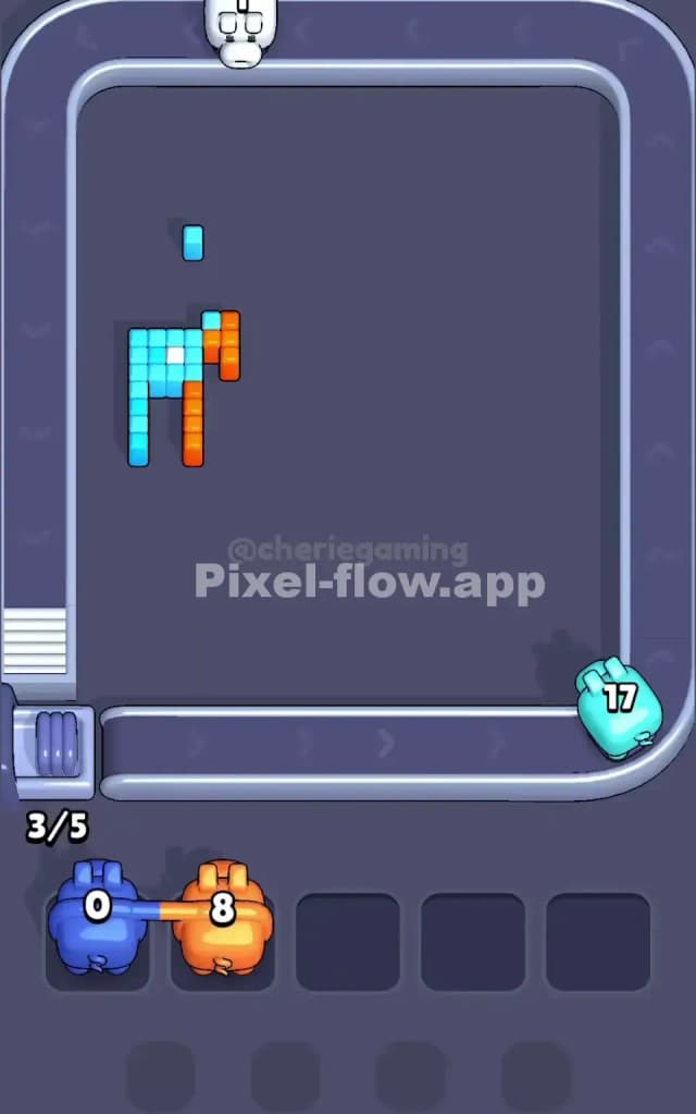 Pixel Flow Level 95 Solution 3