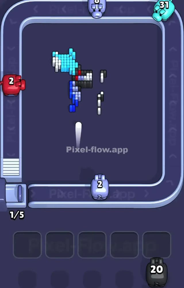 Pixel Flow Level 1215 Solution 3