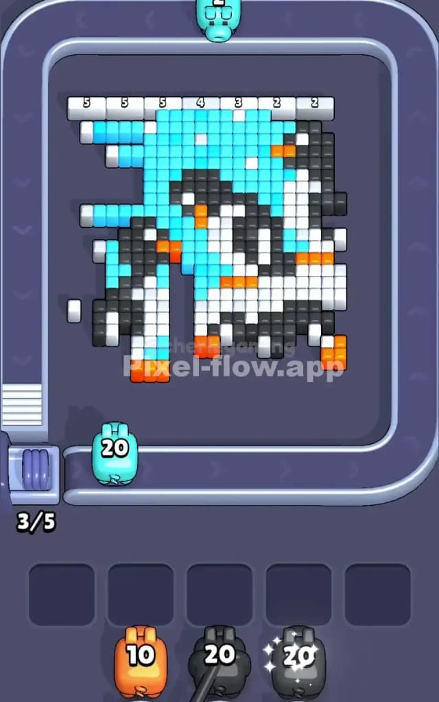 Pixel Flow Level 60 Solution 1