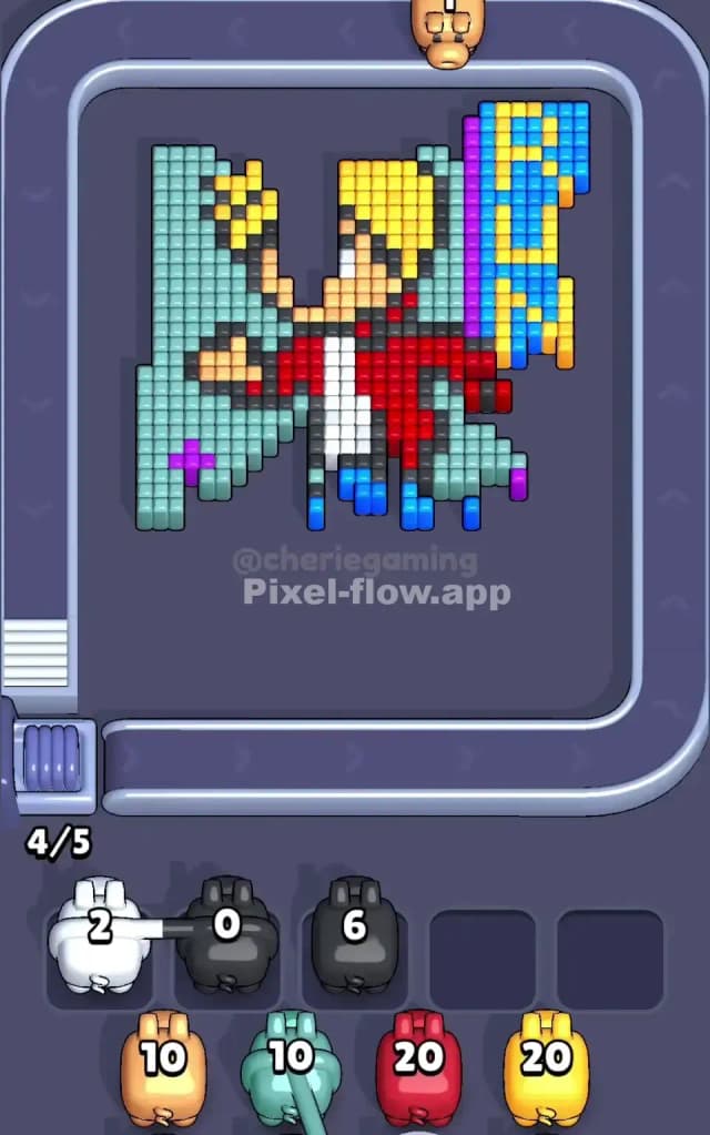 Pixel Flow Level 687 Solution 2