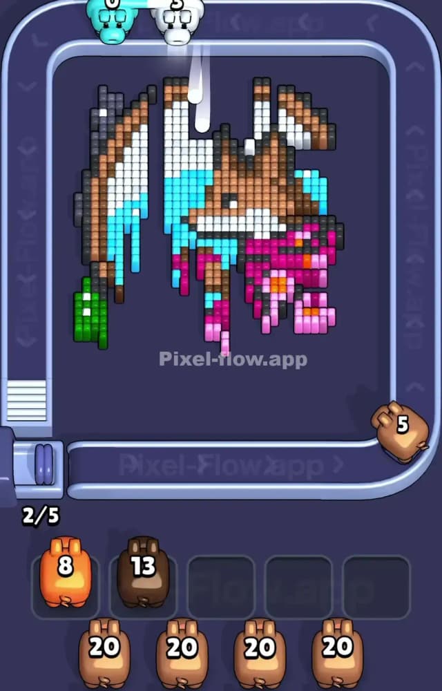 Pixel Flow Level 1430 Solution 2