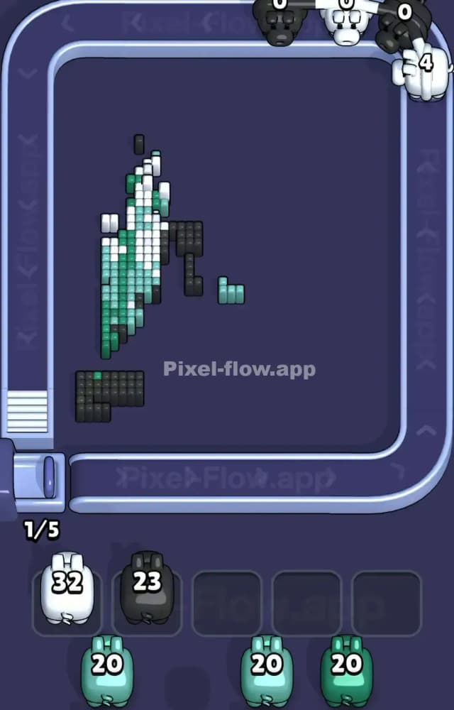 Pixel Flow Level 1308 Solution 3